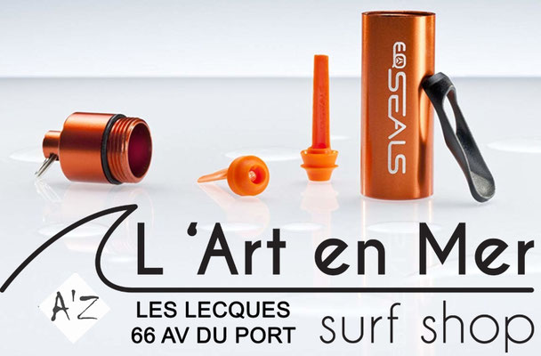 EQ Love cosmétique bio bouchons d'oreilles made in France Surf Shop Les Lecques L' Art en Mer Concept Store Saint Cyr sur Mer