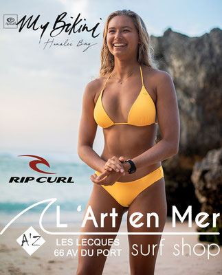 Ripcurl combinaisons et maillots de bains femmes L'Art en Mer surf Shop Les Lecques