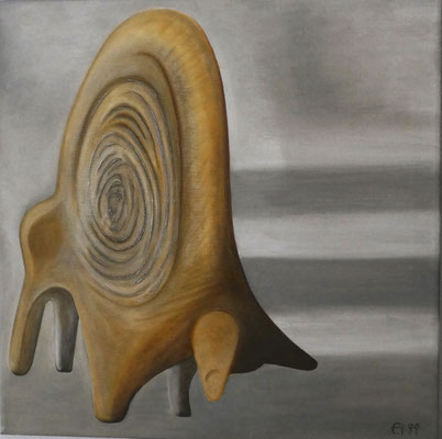 Stier, Öl auf Leinwand, 50x50, 1999
