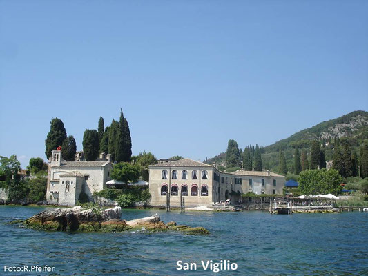 Hinweise für Boote am Gardasee San Vigilio