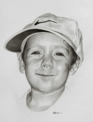 Zak, Graphite on paper, 8"x10".
