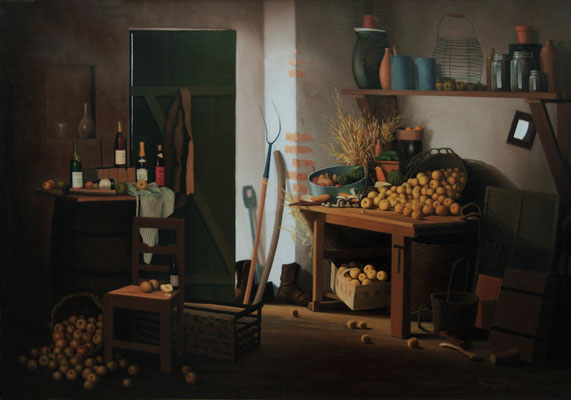 The Pantry, Oil on canvas, 30"x 40"