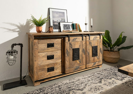 credenza #legno #mango #used look