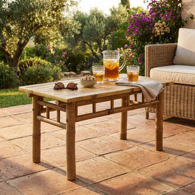 tavolino #bamboo #bambù #90x45 #arredo #giardino #outdoor