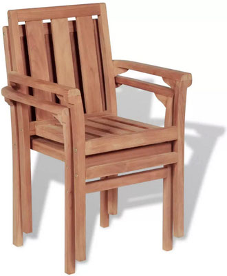 sedia #impilabile #teak #esterno #giardino #impilabile #bracciolo #arredo