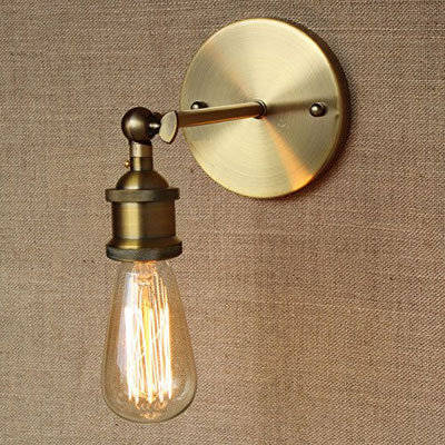 applique +vintage +retrò +industriale +parete +ottone +sandroshop +vendita +online +old +style