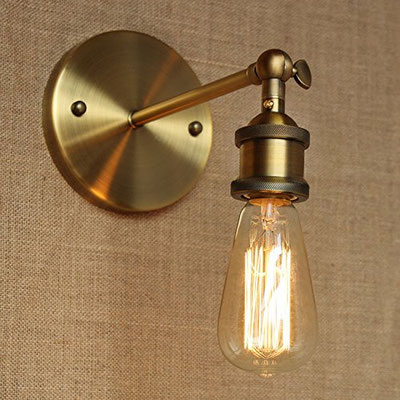 applique #vintage #retrò #industriale #parete #ottone #sandroshop #vendita #online