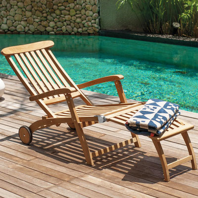 sedia #sdraio #teak #ruote