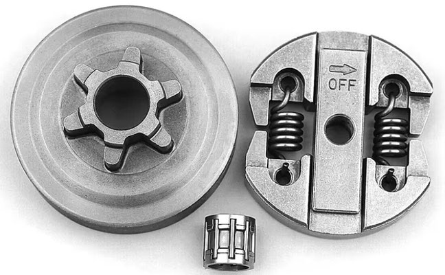 frizione, campana, cuscinetto, motosega, 2500, 25cc