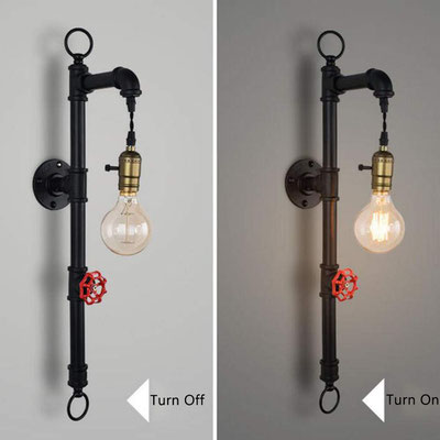#arredamentovintage  #industrialdesign  #lampadaindustriale  #appliqueindustriale  #tubiidraulici