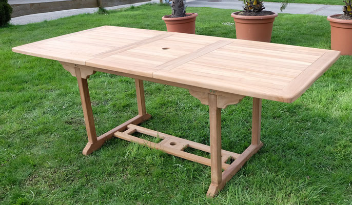 tavolo #estensibile #allungabile #teak #legno #2 metri