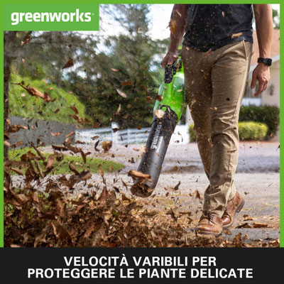 soffiatore #batteria #greenworks #40v