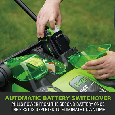 tosaerba #rasaerba #batteria #greenworks #sandroshop #G40LM49