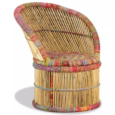 poltrona +bambù +chindi +bamboo + poltroncina
