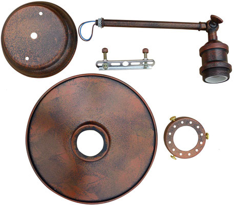 plafoniera #lampada #applique #muro #ruggine #rusty #vintage #industriale