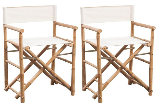 bambù #mobili #esterno #arredo #giardino #outdoor #sedia #regista #pieghevole