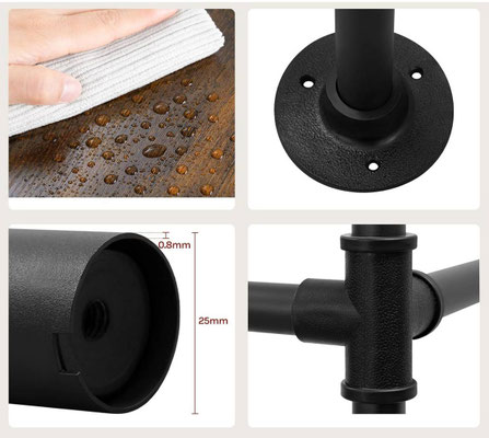 Appendiabiti industriale #tubi #ripiano superiore appendiabiti #asta #armadio #Wardorbe