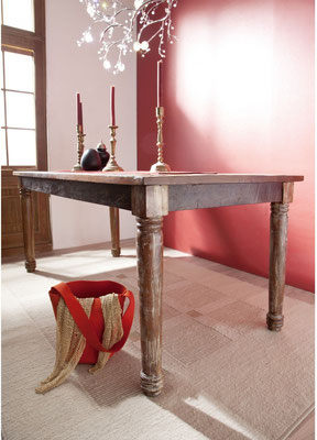 tavolo #legno #riciclato #vintage #etnico #chic #coloniale #industrial #artigianale
