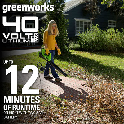 soffiatore #batteria #greenworks #40v