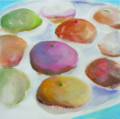 Mange-moi, 126 x 126 cm, huile sur toile, 2007