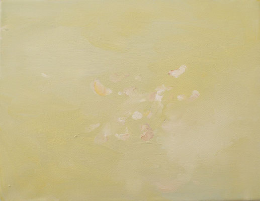 Les germes, 27 x 35 cm, huile sur toile, 2009
