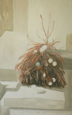 La fille du Père Noël, 120 x 190 cm, huile sur toile, 2011