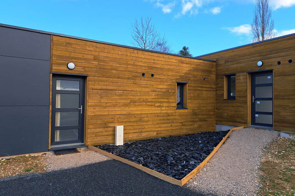 Maisons bois modernes et confortables pour seniors autonomes