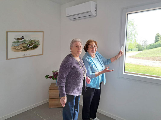 Chambre avec vue sur la campagne dans nos maisons individuelles seniors