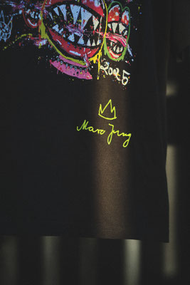 THIS IS MY 1. LIMITED EDITION OF 100 HOODIES, T-SHIRTS, BASECAPS, BEANIES & SOCKS AT BREUNINGE0R IN ERFURT! BUY AT THE ONLINESHOP: www.buntstoff.com/Marc-Jung
