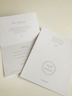 Hochzeitseinladung Logo