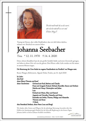 zu 10.27.3 Johanna Seebacher +14.04.2020