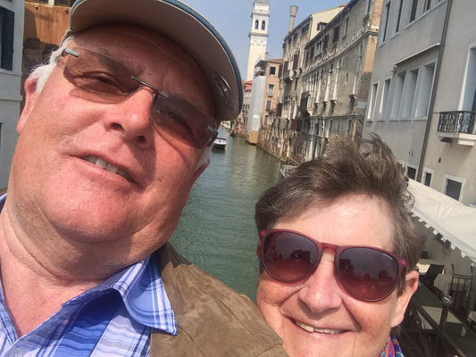 Wir beide in Venedig