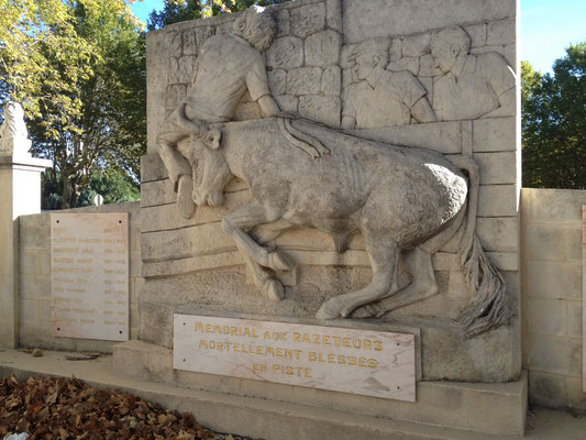 Beaucaire Denkmal für die gefallenen Stierkämpfer