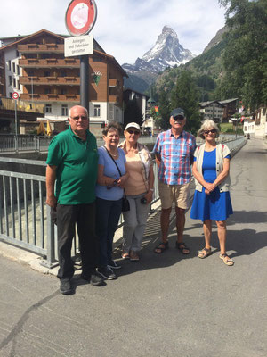 Unsere Gruppe in Zermatt