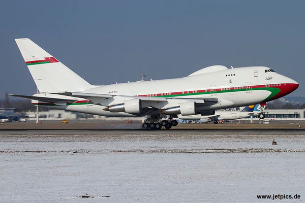 A4O-SO, B747SP-27, Oman Royal Flight