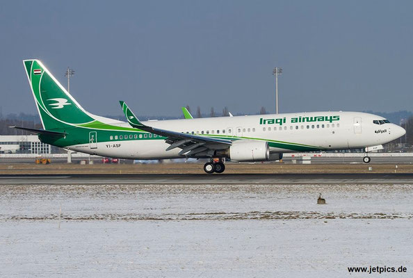 YI-ASF, B737-81Z, Iraqi Airways