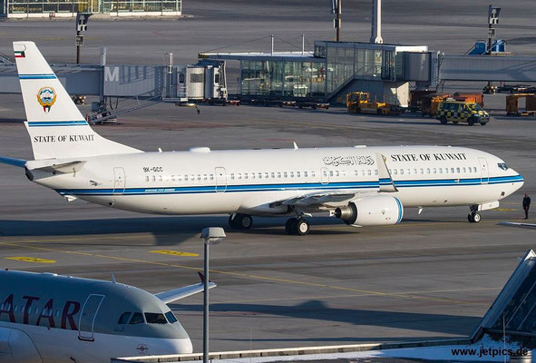9K-GCC, B737-9BQER(BBJ3), Government Of Kuwait