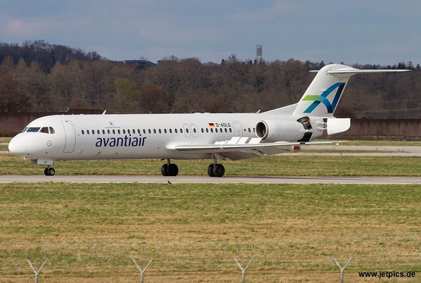 D-AOLG, Fokker 100, Avanti Air, 02.04.2015