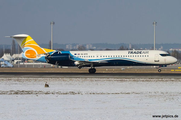 9A-BTE, Fokker 100, Trade Air
