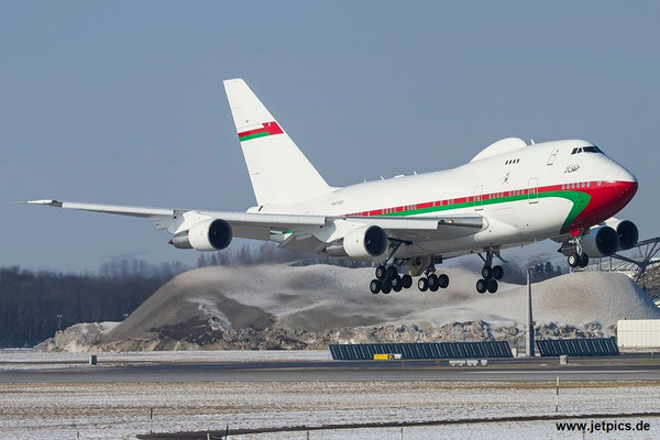 A4O-SO, B747SP-27, Oman Royal Flight