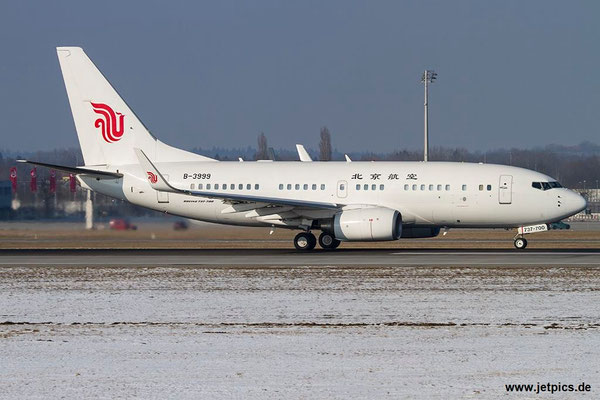 B-3999, B737-79L (BBJ), Beijing Airlines