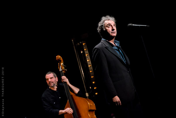 François Morel au Radiant-Bellevue, Photographie de scène dans la région lyonnaise