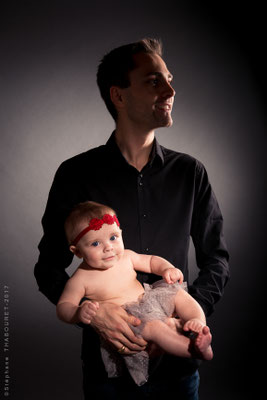 Photographie de studio, portrait familial en région lyonnaise