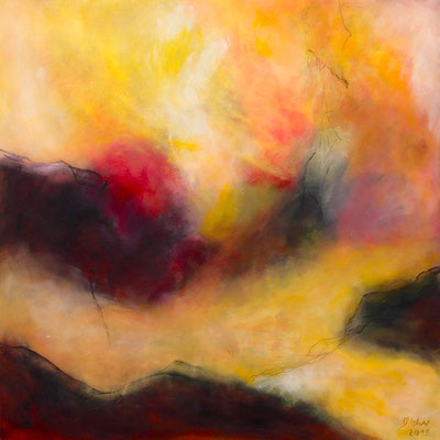 "Mystik", 2015, 80x 80x 4 cm