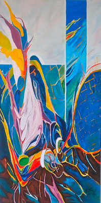 "Game", 2013, 50x 100x 2 cm