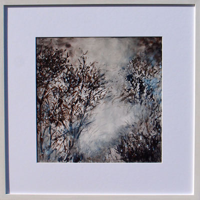 "Im Nebel", 2015, 40x40 cm