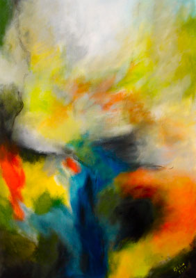 "Träumerei II", 2015, 70x 100x 4 cm