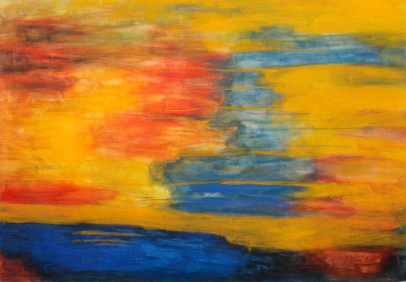 "Sommertraum", 2016, 70x 100x 4 cm