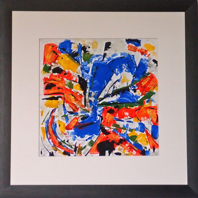 "Farbkomposition I", 2013, 40x 40 cm