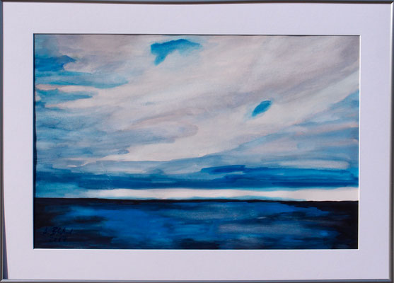 "Am Meer", 2017, 40x 60 cm